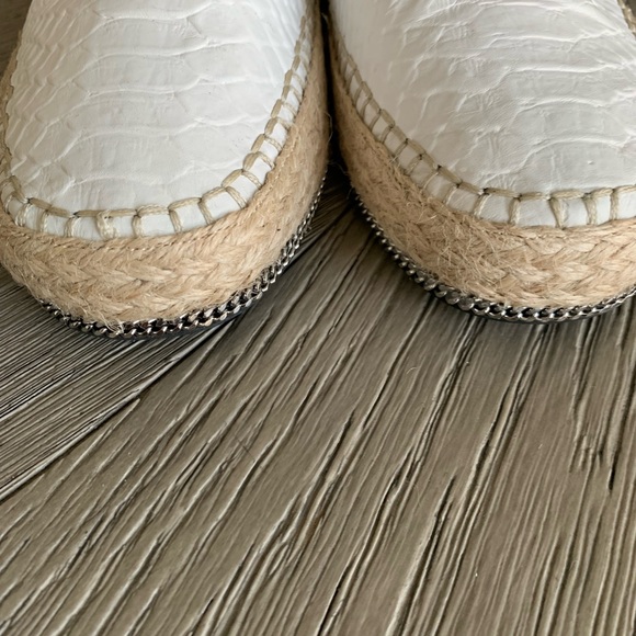 NWT. Rachel Zoe-Zella-Matte Embossed Croc, Black/White, size 9 M - Picture 7 of 9